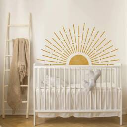 Dizzy Duck Boho Full Sun Stencil By - Sunrise For Painting Nursery Diy Wall D??cor - thumbnail 3