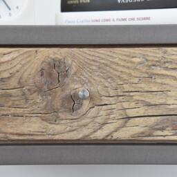 Floating Nightstand With 1 Drawer in Antique Handmade Wood - thumbnail 3