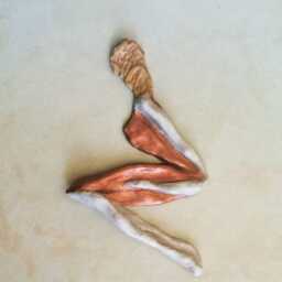 Ballerina Sitting On The Chair Polymer Clay Sculpture Ooak - thumbnail 3