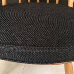 Myhome New Seat Pad(S For Ercol Dining Chairs With Straps & Press Studs - Black - thumbnail 2