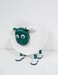 Hibs Sheep Toilet Roll Holder - Funny Football Gift For Him Or Her, Quirky Bathroom Decor Novelty Hibernian Soccer Fan Present - thumbnail 1