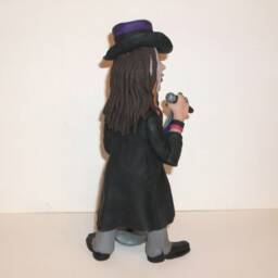 Steven Tyler Figurine, Aerosmith, Rock Star Doll, Miniature Sculpture, Hand Made Polymer Clay Figurine, Home Decor - thumbnail 4