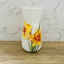Pretty Daffodil Vase, Flower Decorations Gifts For Mum Spring Home Decor - thumbnail 3