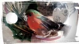 Robin in Christmas Bauble, Christmas Bauble 3D, Christmas Ornament, Christmas Gifr - thumbnail 1