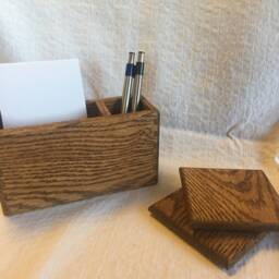 Red Oak Desk Set - thumbnail 4