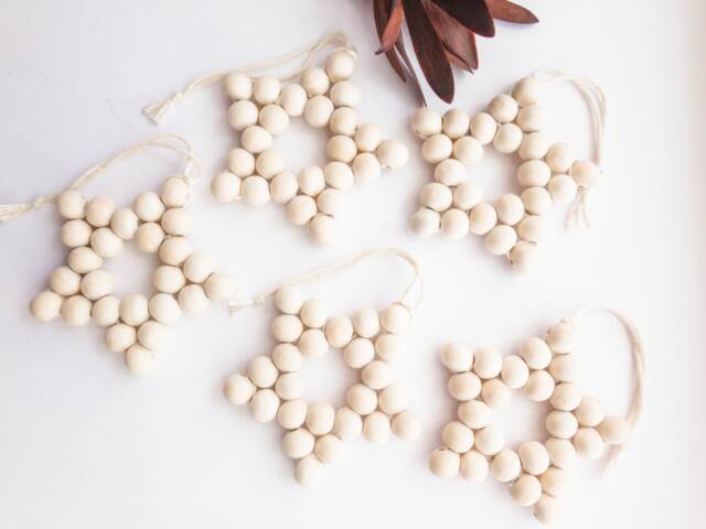 Boho Christmas Ornaments - Stars