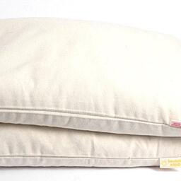 Large Size White Cotton Buckwheat Pillow Neck Pillows 20'x24'/50x60cm Zero Waste Ortopedic Buckwheat - thumbnail 3