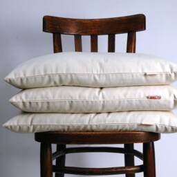 Large Size White Cotton Buckwheat Pillow Neck Pillows 20'x24'/50x60cm Zero Waste Ortopedic Buckwheat - thumbnail 2