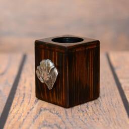 Bullmastiff - Wooden Candlestick With Dog, Souvenir, Decoration, Limited Edition, Collection - thumbnail 2