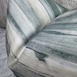 Voyage - Valerius Sapphire Abstract Bleeding Watercolour Cushion Cover Handmade Throw Pillow Designer Home Decor - thumbnail 3