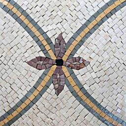 Mosaic Wall Tiles - Hydrangea Ribbons - thumbnail 2