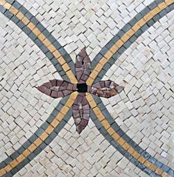 Mosaic Wall Tiles - Hydrangea Ribbons - thumbnail 1