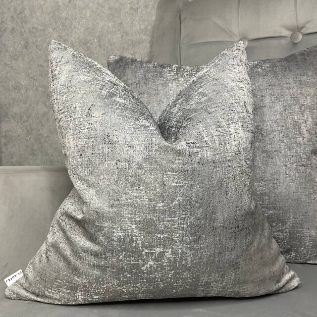 Arcadia Prestigious Textiles Fabric , Grey Cushion Cover Decorative Pillow Double Sided - Made in UK Sofa Or Bed - image 1
