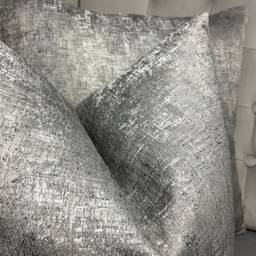 Arcadia Prestigious Textiles Fabric , Grey Cushion Cover Decorative Pillow Double Sided - Made in UK Sofa Or Bed - thumbnail 2