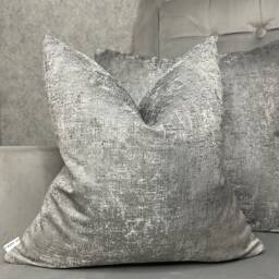 Arcadia Prestigious Textiles Fabric , Grey Cushion Cover Decorative Pillow Double Sided - Made in UK Sofa Or Bed - thumbnail 1