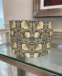 Handmade Lampshade in A Beautiful William Morris Pimpernel Fabric, Various Sizes Available, Ceiling Or Table/Floor Lamp Options - thumbnail 1