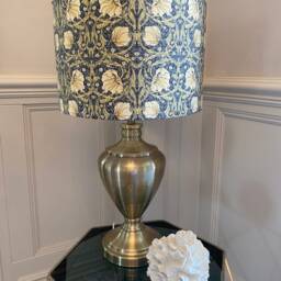 Handmade Lampshade in A Beautiful William Morris Pimpernel Fabric, Various Sizes Available, Ceiling Or Table/Floor Lamp Options - thumbnail 2