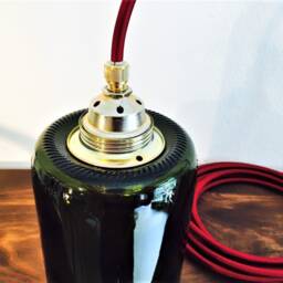 Hanging Lamp Vino Green-Brown - thumbnail 3