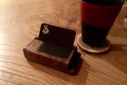 Reclaimed Semi-Truck Business Card Holder