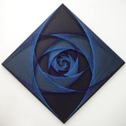 Rose Of Space, String Art, Sacred Geometry, Meditation, Cosmos, Harmony, Wall Home Decor, D??cor, Mandala, Zen, 3D Art - thumbnail 3