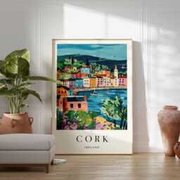 Cork City Ireland Poster Travel Wall Art - thumbnail 2