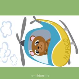 "Wall Sticker ""Helicopter" - thumbnail 3