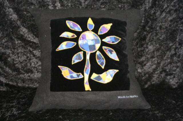 Decorative Pillowcase in Patchwork Style - image 1