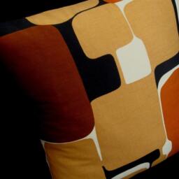 Vintage Scandinavian Pillow Cover Mid Century Modern Filkauf Fabric - thumbnail 3