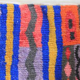 Moroccan Rug, Custom Fabulous Boujad Authentic, Azilal Abstract Multicolored Carpet - thumbnail 4