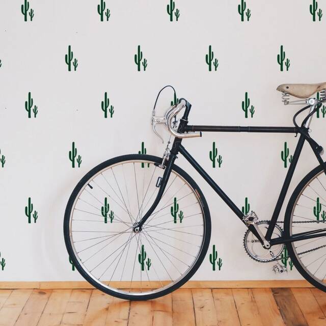 Cactus Wall Decal - Desert Plant Vinyl Art Stickers - image 1