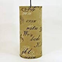 Pewter Monogram Print Pendant - thumbnail 2