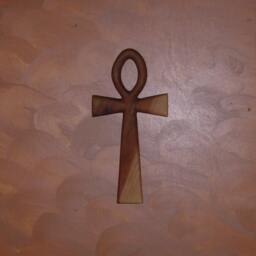 Ankh Wood Carved Art Egyptian Home Decor Meaning Eternal Life Ancient Septre Of The Pharaoh Wall Hanging - thumbnail 4
