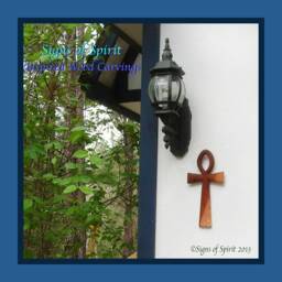 Ankh Wood Carved Art Egyptian Home Decor Meaning Eternal Life Ancient Septre Of The Pharaoh Wall Hanging - thumbnail 3
