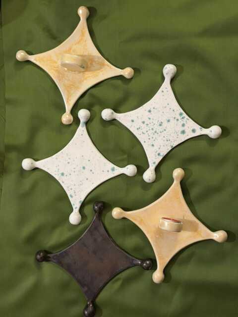 The North Star Sconce A Sculptural Ceramic Wall Shrine - image 1