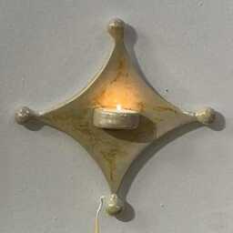 The North Star Sconce A Sculptural Ceramic Wall Shrine - thumbnail 2