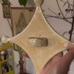 The North Star Sconce A Sculptural Ceramic Wall Shrine - thumbnail 4