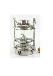 storm Lamp. A Functioning & Usable Liquid Container Made Of Pure Pewter. Of Great Beauty - thumbnail 1