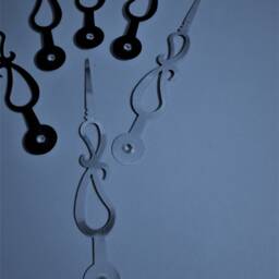 12 New Black Aluminum Fancy Design Clock Minute Hands For Your Projects - Crafts & Etc..5 1/4 - thumbnail 2