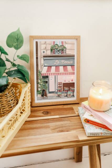 Cafe Paris, Patisserie Paris Art Print, Art, City Travel Poster - image 1