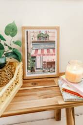 Cafe Paris, Patisserie Paris Art Print, Art, City Travel Poster - thumbnail 1