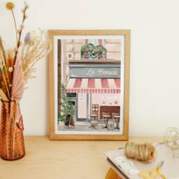 Cafe Paris, Patisserie Paris Art Print, Art, City Travel Poster - thumbnail 2