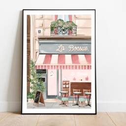 Cafe Paris, Patisserie Paris Art Print, Art, City Travel Poster - thumbnail 3