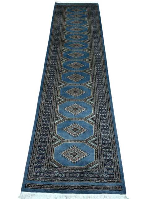 2.3x9 Gray Color Bokhara Rug - Runner Hallway Luxury Bukhara Fine Quality Woolen Afghan - image 1