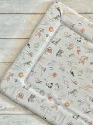 Alphabet Baby Changing Mat, Alphabet Animal Changing Mat, A-Z Baby Change Nursery Mat