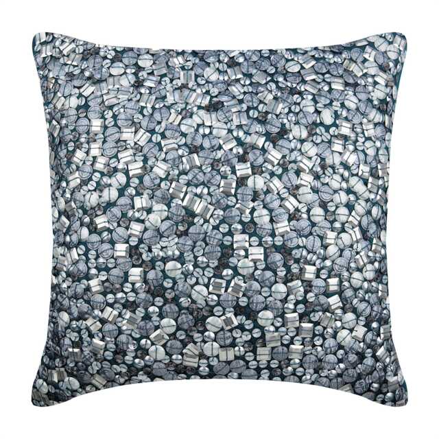"Handmade Bling Toss Cushion 16""x16" - image 1