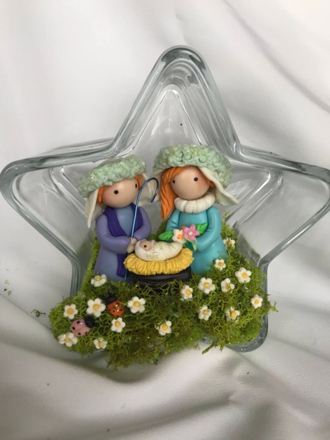 Handmade Nativity Scene - image 1