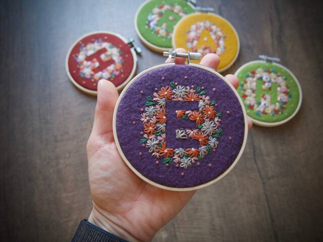 Embroidery Hoop Art ?? Wall Home Decor Hand Embroidered Loftfullofgoodies Housewarming Gift Nursery - image 1