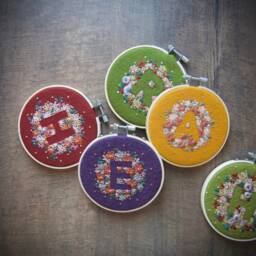 Embroidery Hoop Art ?? Wall Home Decor Hand Embroidered Loftfullofgoodies Housewarming Gift Nursery - thumbnail 3