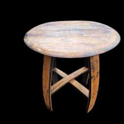 Oak Whiskey Barrel Armchair Duo Coffee Table - Rustic Lounge & Man Cave Set - thumbnail 4
