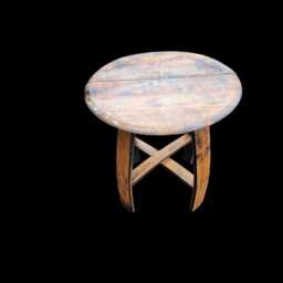Oak Whiskey Barrel Armchair Duo Coffee Table - Rustic Lounge & Man Cave Set - thumbnail 3